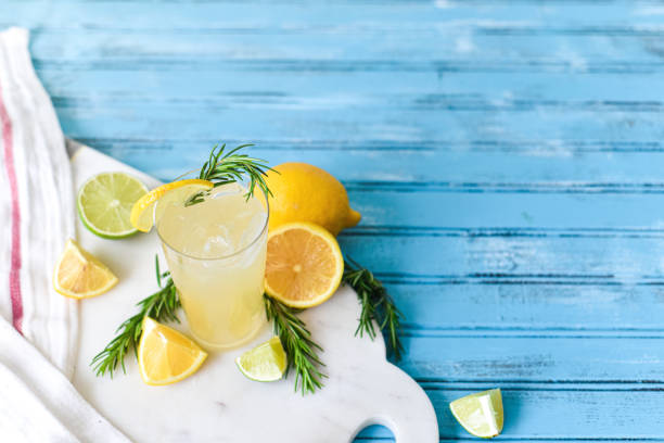istock Homemade Lemon Lime Cocktail Drink 1303221909