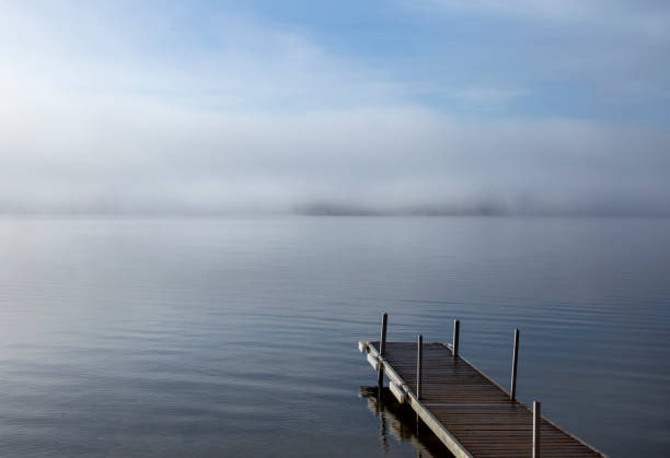 istock Sunrise Northern Lake Dock 1303223753