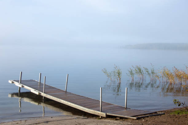 istock Sunrise Northern Lake Dock 1303223853