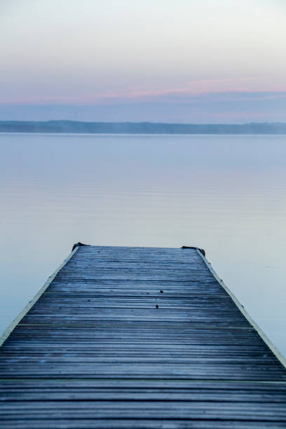istock Sunrise Northern Lake Dock 1303224609