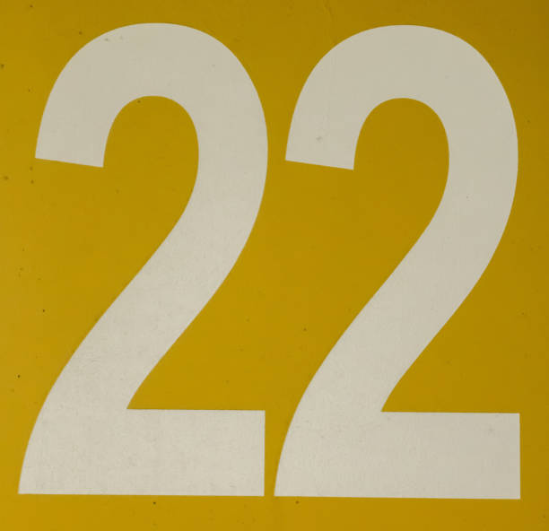 istock Numbers painted on concrete and asphalt surfaces 1303225657