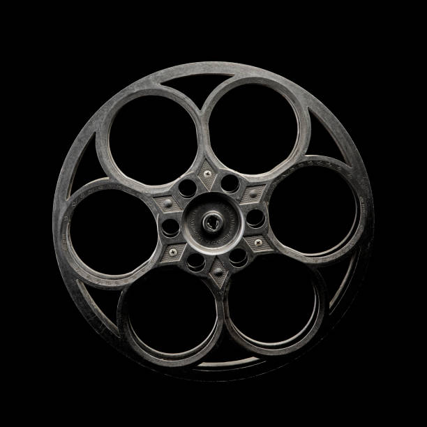istock Film Reel On Black Background 1303233117