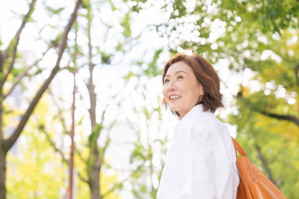 istock senior age woman , smile 1303242520