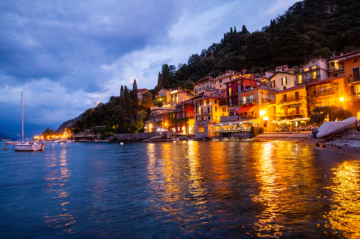 Varenna on Lake Como in Lombardy, Italy