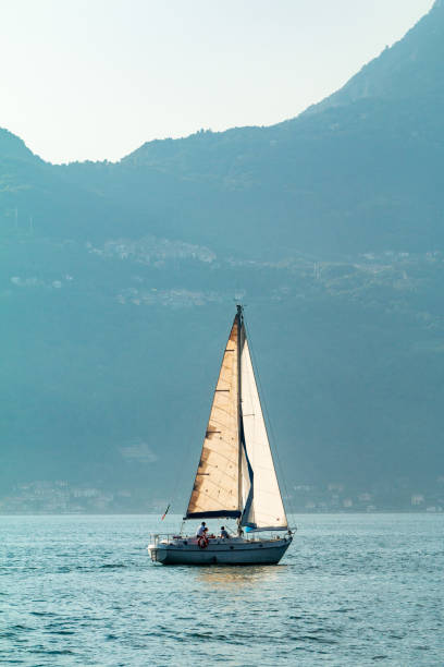 istock Sailboat on Lake Como in Lombardy, Italy 1303250847