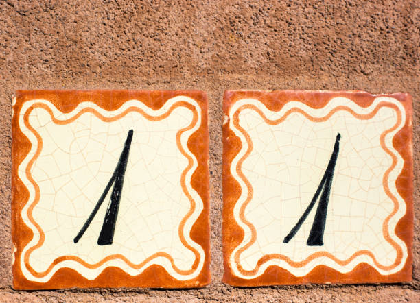 istock Ceramic Number 11 Street Address Tiles 1303251744