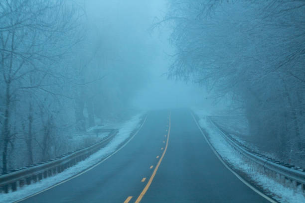 istock Traveling on the road in winter 1303260601