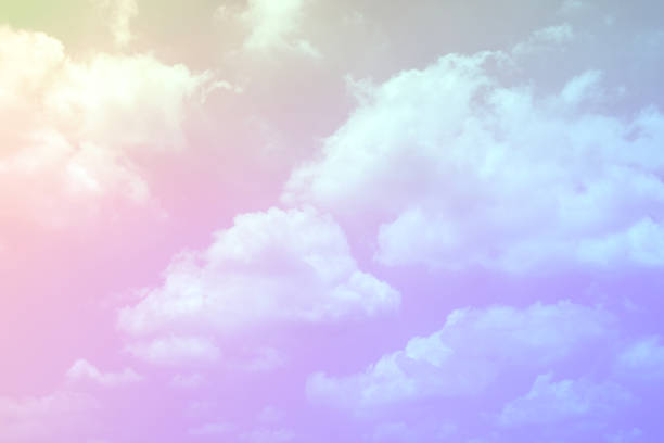 istock abstract beauty soft pink sweet pastel with fluffy clouds on sky. multi color rainbow image. fantasy growing love light 1303267017