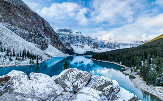 Early morning vibes at Moraine Lake