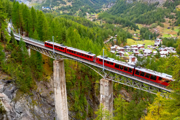 istock Zermatt, Switzerland. Gornergrat train 1303287009
