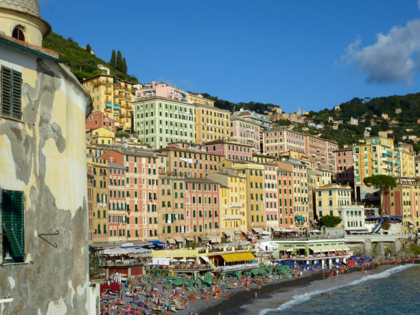 Summer in Camogli, Liguria, Italy