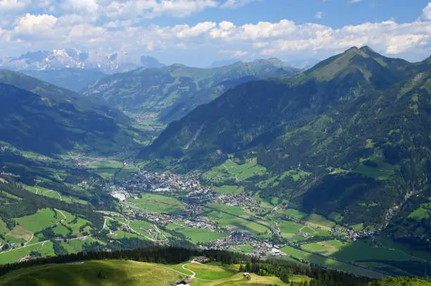 Photo of Bad Hofgastein village in valley Austria