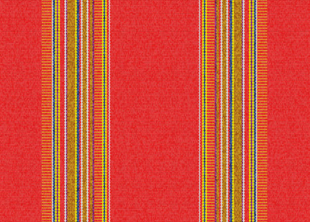 Blanket stripes seamless vector pattern. Background for Cinco de Mayo party decor or ethnic mexican fabric pattern with colorful stripes. Blanket stripes seamless vector pattern. Background for Cinco de Mayo party decor or ethnic mexican fabric pattern with colorful stripes. Serape design mexican sarape stock illustrations