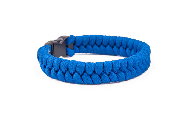 Paracord bracelet stock photo