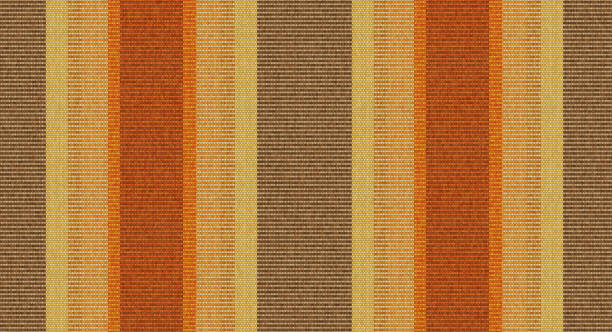 istock Orange and Brown colors background with lines. Imitation of fabric texture vector illustration. 1303301371