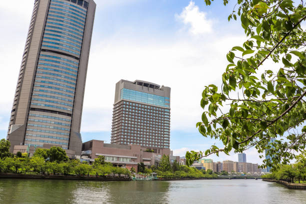 istock Cityscape along Okawa River in Osaka 1303309104