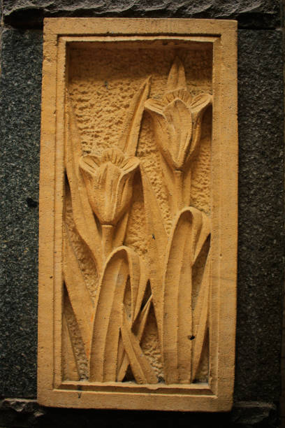 istock Wall decoration made of clay 1303314096