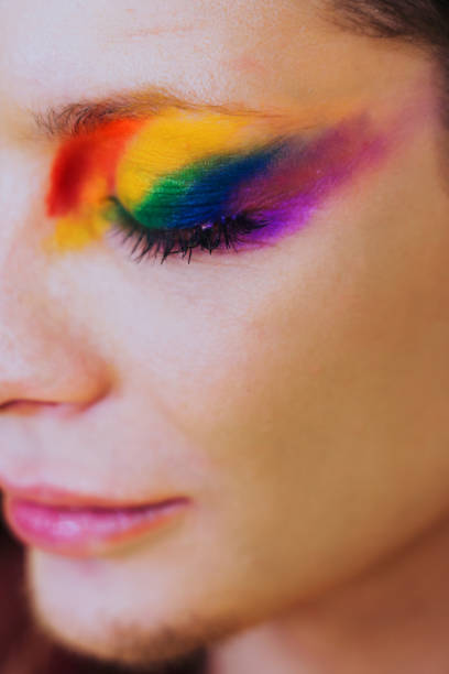 istock Transgender man fights for human rights, lgbt concept 1303317078