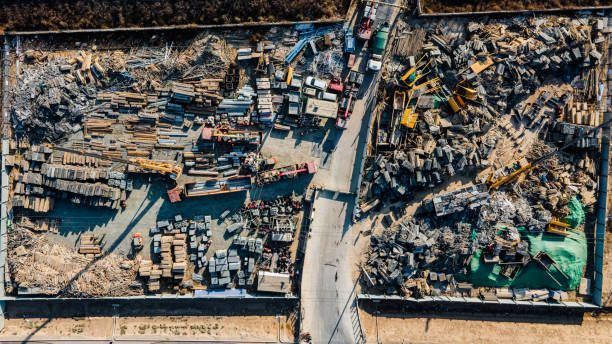 istock Drone Point View of Construction Site and Construction Waste 1303321292