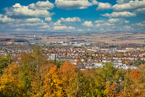city view of coburg bavaria germany in the autumn