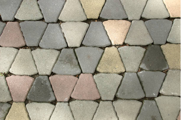 istock Road paver block flooring background 1303324694