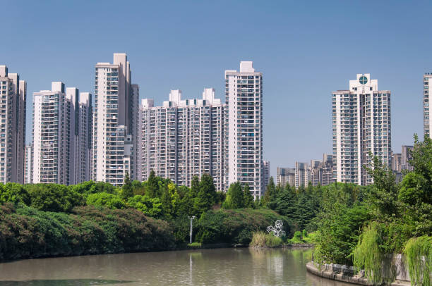 istock Apartment complex suzhou China sunny day 1303327478