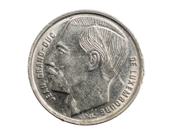 istock One Luxembourg franc on a white isolated background 1303334782