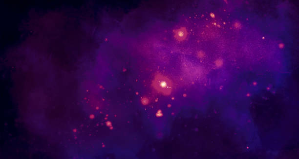 istock Cosmic artistic illustration. Colorful space background with stars 1303334870