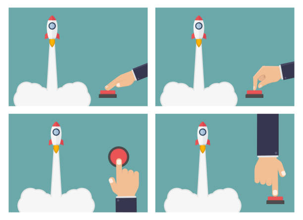 Rocket Button 2,900+ Launch Button Stock Illustrations, Royalty-Free Vector Graphics ...