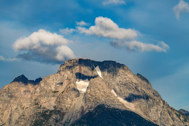 Fault Dike running through the top of a high mountain peak