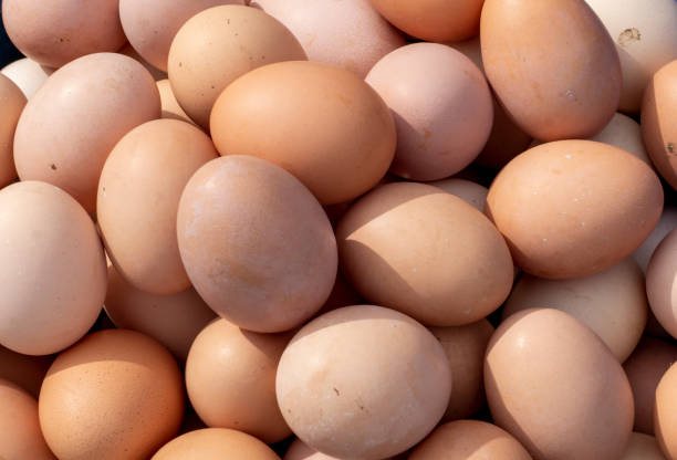 istock Basket of Eggs in bazaar 1303342278