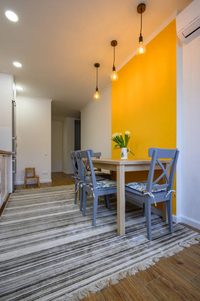 istock dining table in cozy well designed dining room 1303343811