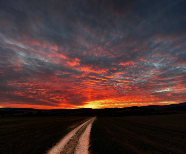 istock Sunset in Bile Karpaty, Slovakia 1303346546