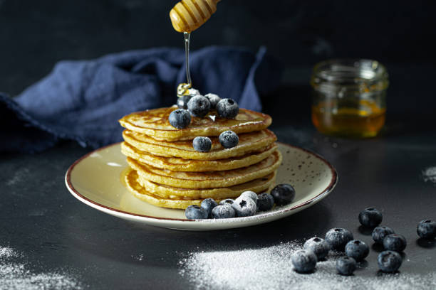 istock Delicious Blueberry Pancakes 1303349660