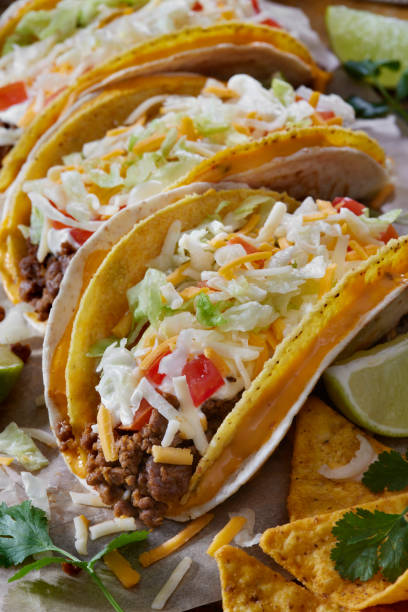istock The Cheesy Gordita Beef Taco 1303350563