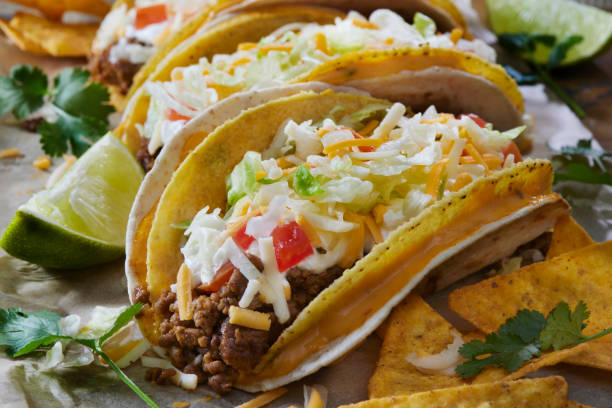 istock The Cheesy Gordita Beef Taco 1303350650
