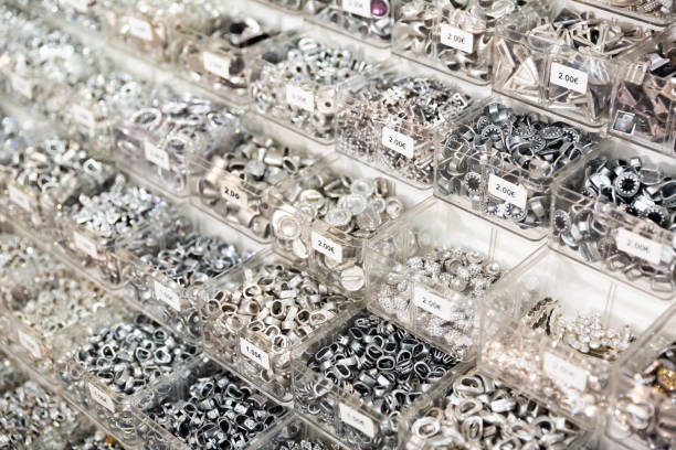 istock Various rings on showcase in bijouterie shop 1303358652