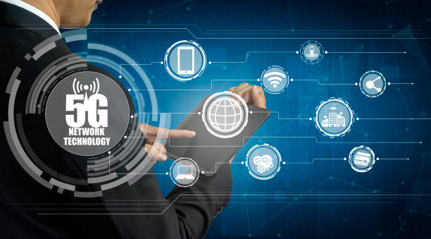 istock Advanced communication and global internet network connection in smart city 1303364138