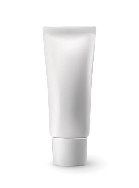istock Plastic cosmetic tube , mockup isolated on white background.Realistic 3d.cosmetics, body cream, skin care, gel, lotion, glue, toothpaste.front view. Vector 1303365021