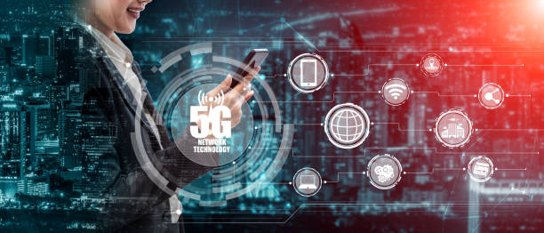 istock Advanced communication and global internet network connection in smart city 1303365280
