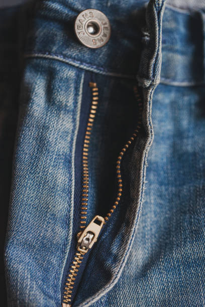 istock Textured image of denim jeans - close up photo 1303370213