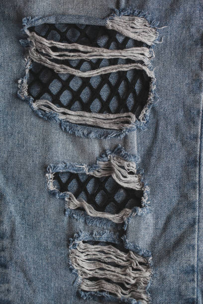 istock Textured image of denim jeans - close up photo 1303371301