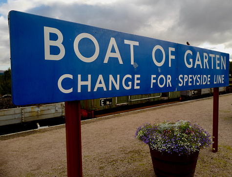 Boat of Garten sign