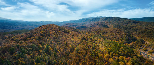 istock Aerial Panorama of Blue Ridge Mountains 1303387045