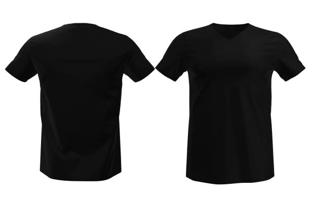 istock Black t-shirt mockup 1303388601