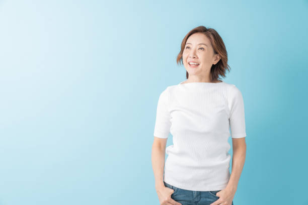istock senior age woman who smiles 1303397796
