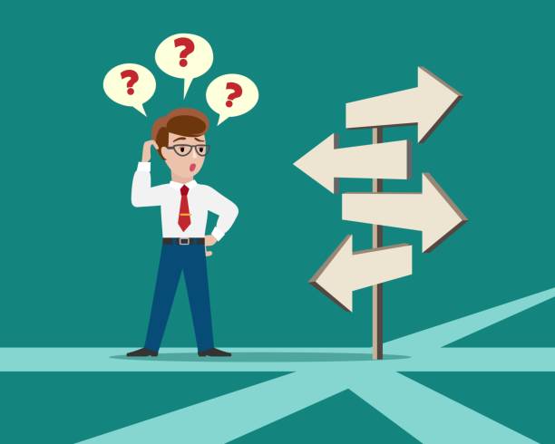 Crossroads Question 410+ Cartoon Of A Question Mark Road Sign Stock Photos, Pictures ...