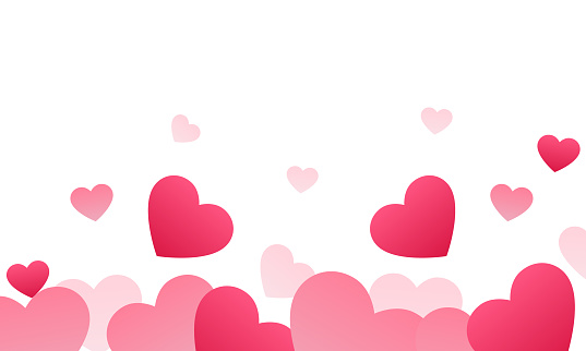 Valentine hearts stock illustration
