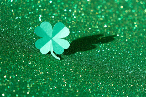 istock St.Patrick's Day shamrock text greeting card raster 1303433913