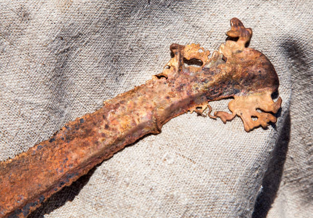 Bronze age tool stock photo